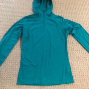 Quarter zip hoodie pullover